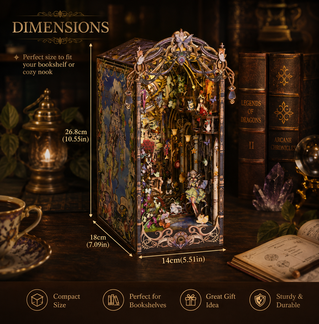 Fairy Tale Elf Castle - DIY Book Nook Kit