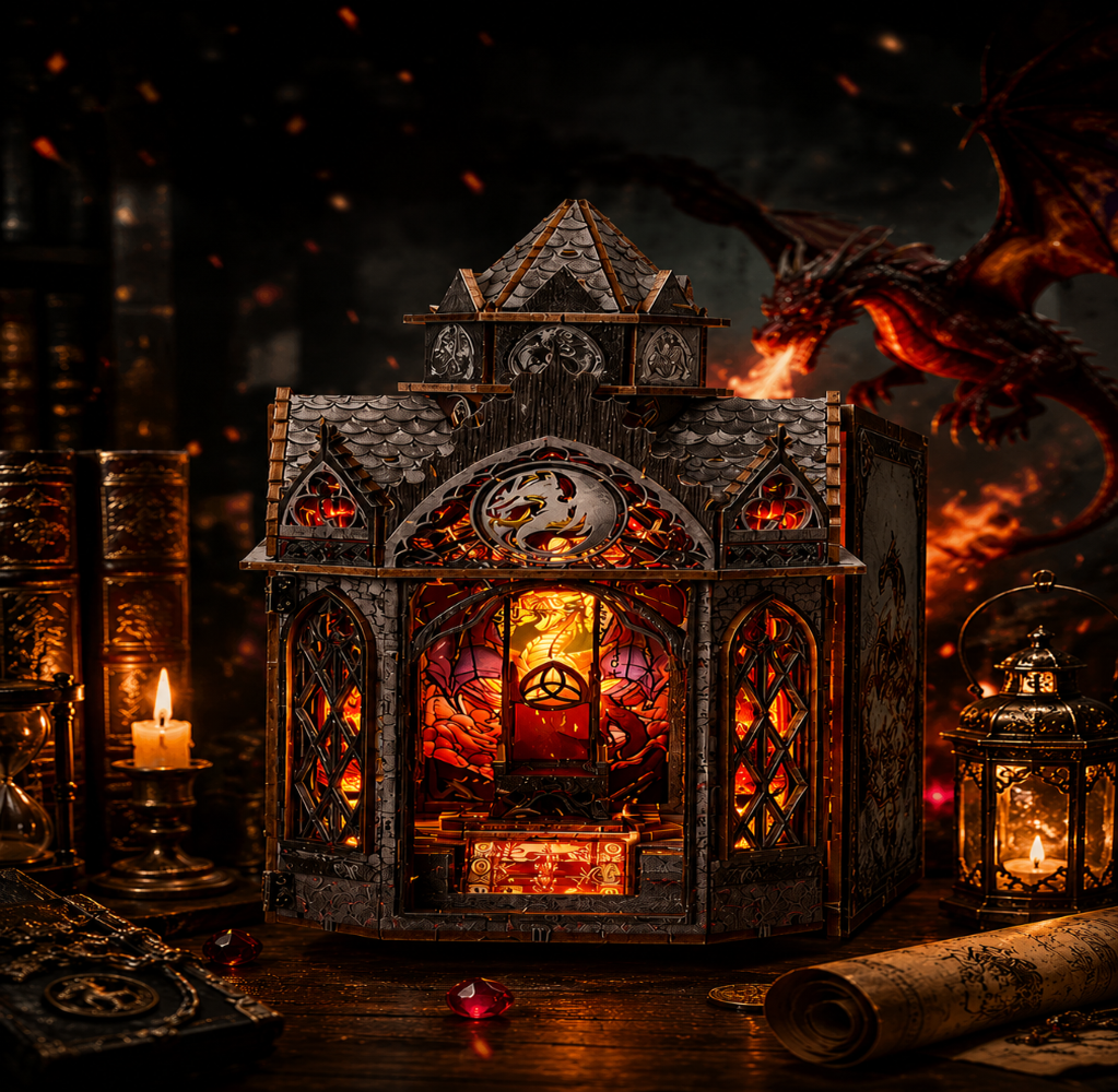 Spire of The Wyrm - DIY Book Nook Kit