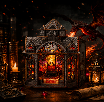 Spire of The Wyrm - DIY Book Nook Kit