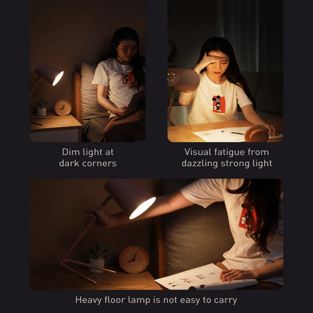 Black Clip-On LED Reading Light