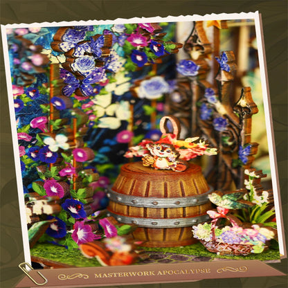 Fairy Tale Elf Castle - Handcrafted Miniature Scene