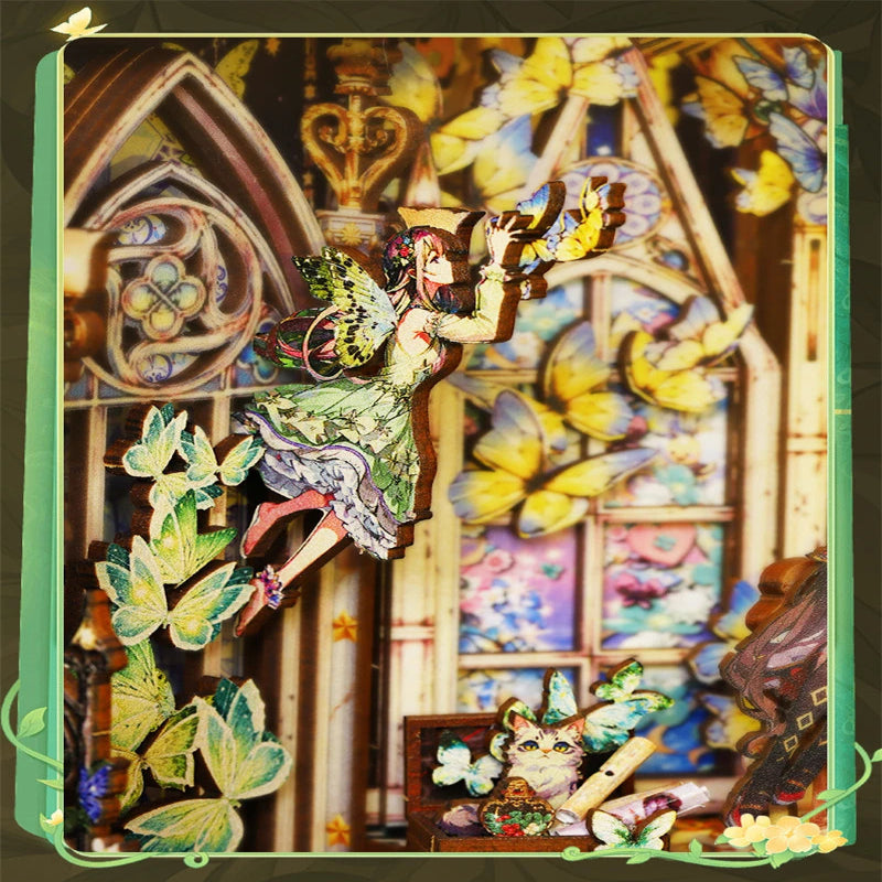 Fairy Tale Elf Castle - Handcrafted Miniature Scene