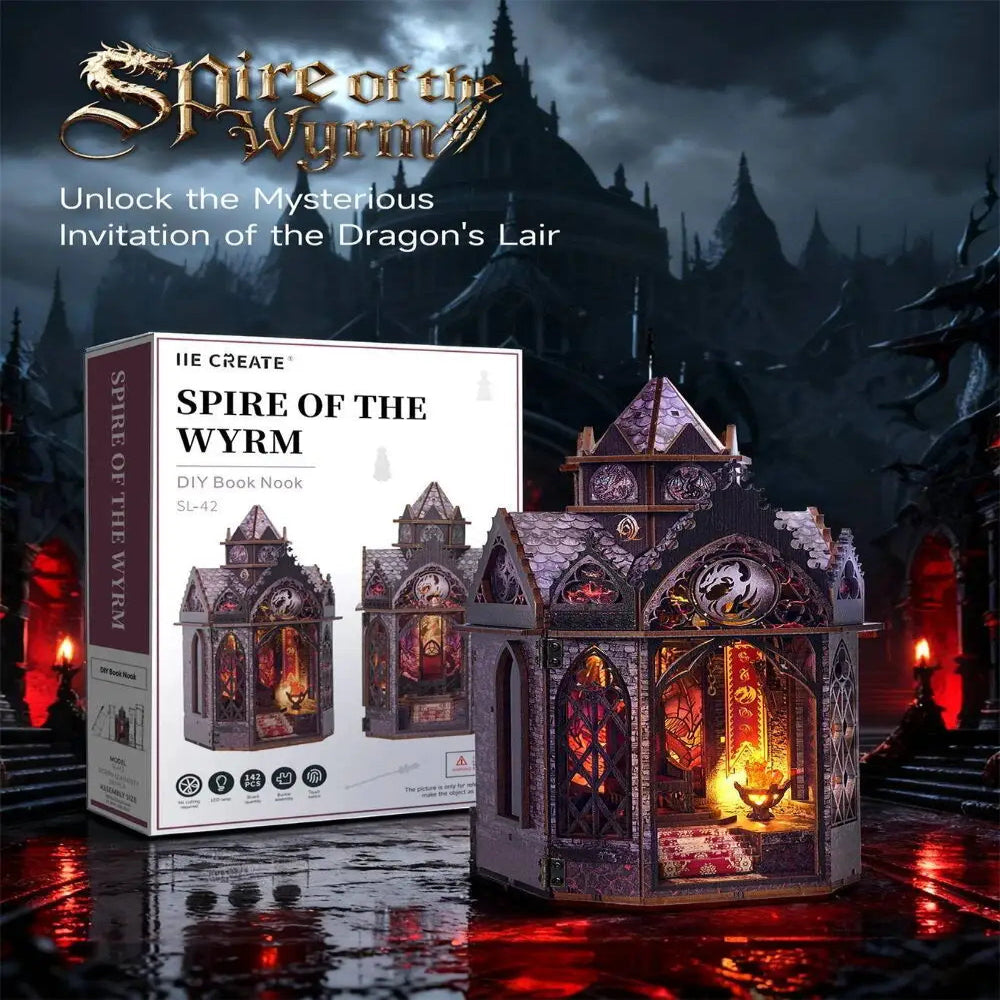 Spire of The Wyrm - DIY Book Nook Kit