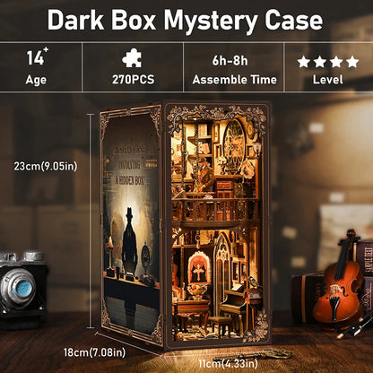 Mystery Case - Handcrafted Miniature Scene