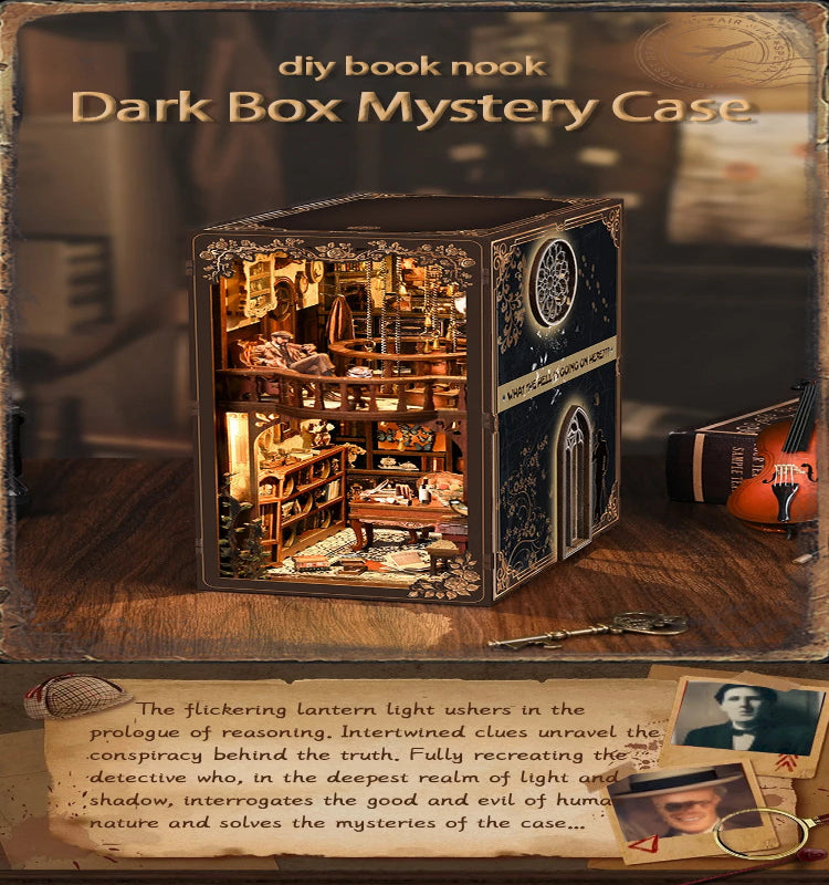 Mystery Case - Handcrafted Miniature Scene