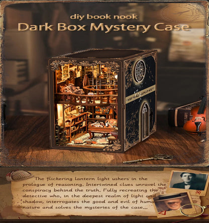 Mystery Case - Handcrafted Miniature Scene