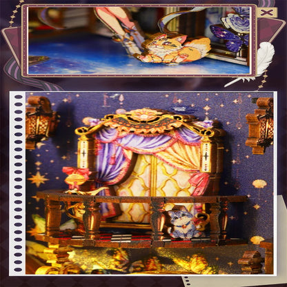 Fairy Tale Elf Castle - Handcrafted Miniature Scene