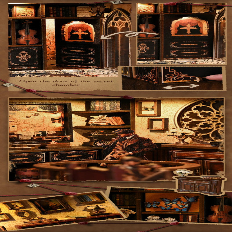 Mystery Case - Handcrafted Miniature Scene