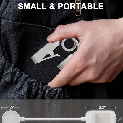 White Clip-On LED Rechargeable Reading Light