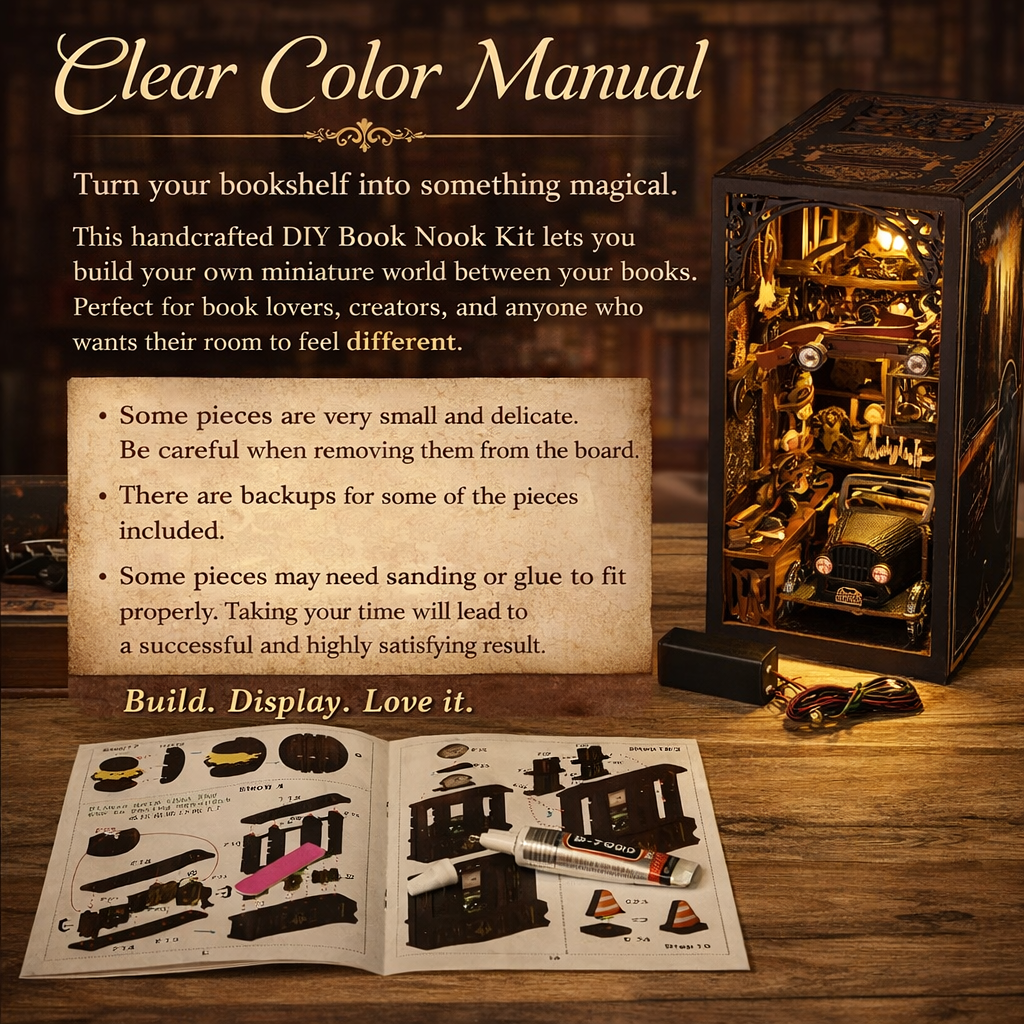 Hidden Worlds Collection - DIY Book Nook Kit
