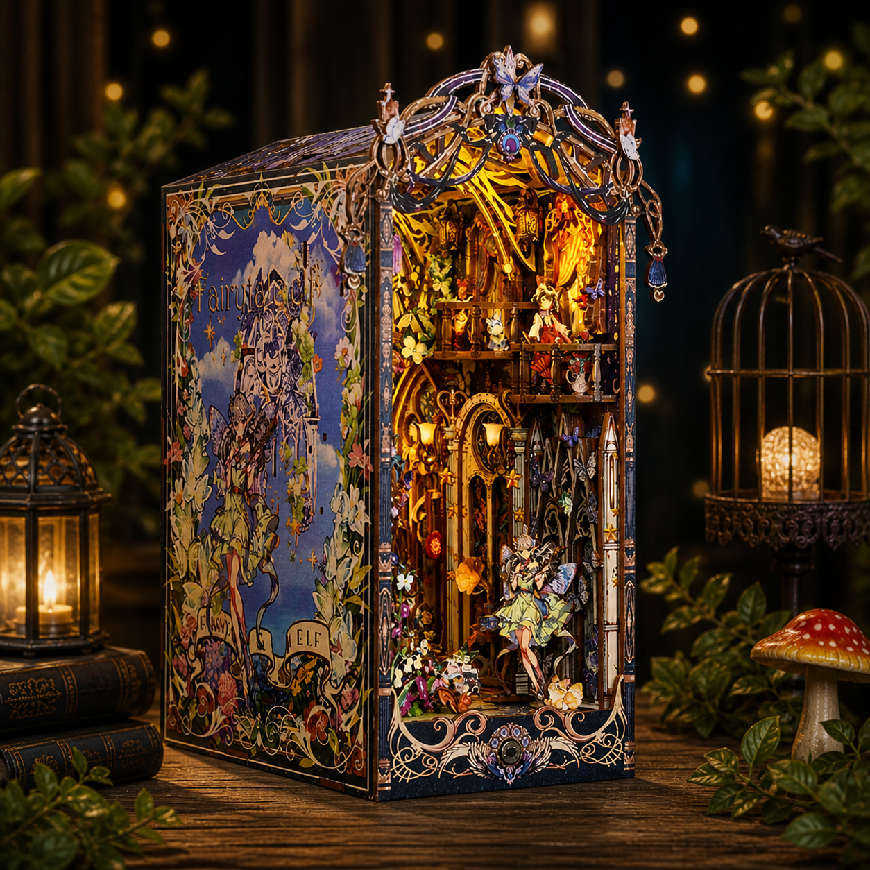 fantasy-book-nook-with-light