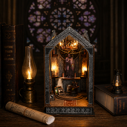 mini-biblioteczka-diy-gotycka