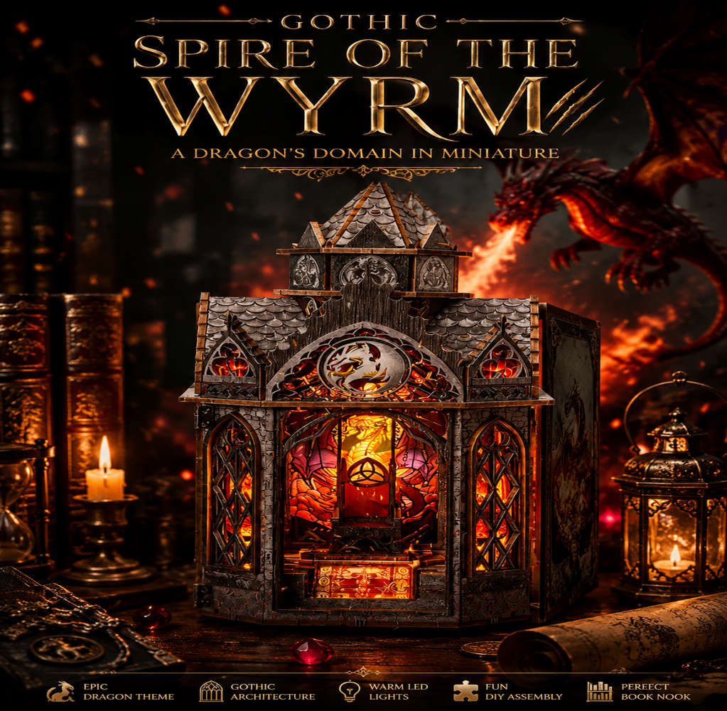 gothic-spire-of-wyrm-book-nook