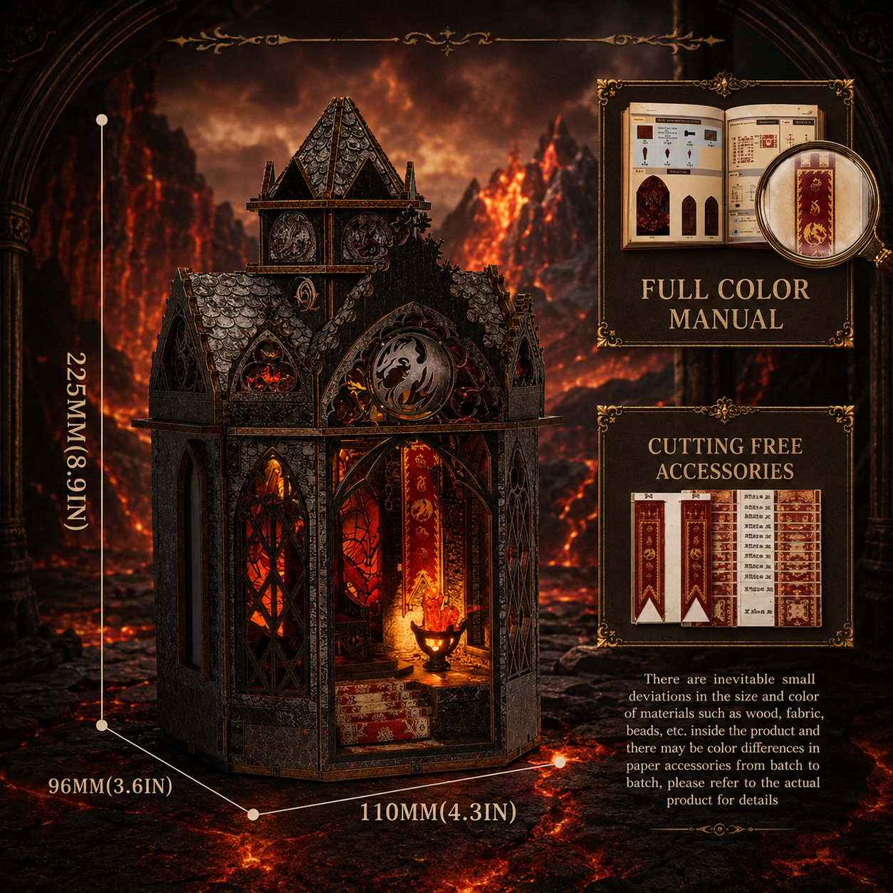 Spire of The Wyrm - DIY Book Nook Kit