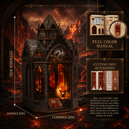 Spire of The Wyrm - DIY Book Nook Kit