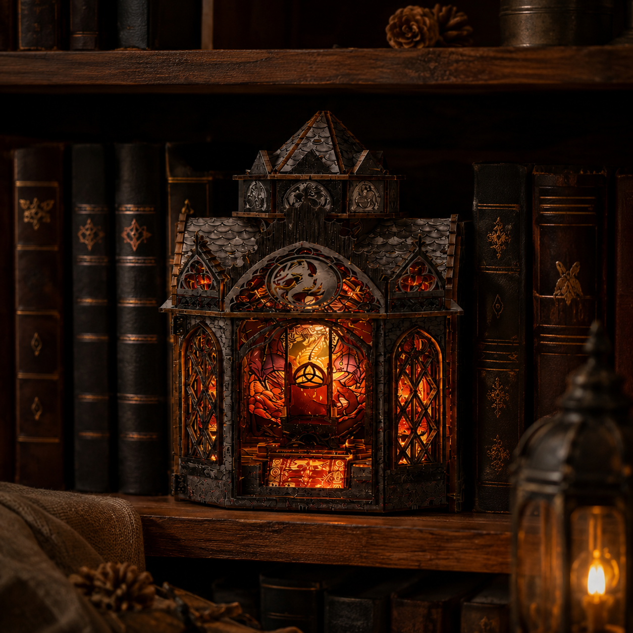 Spire of The Wyrm - DIY Book Nook Kit