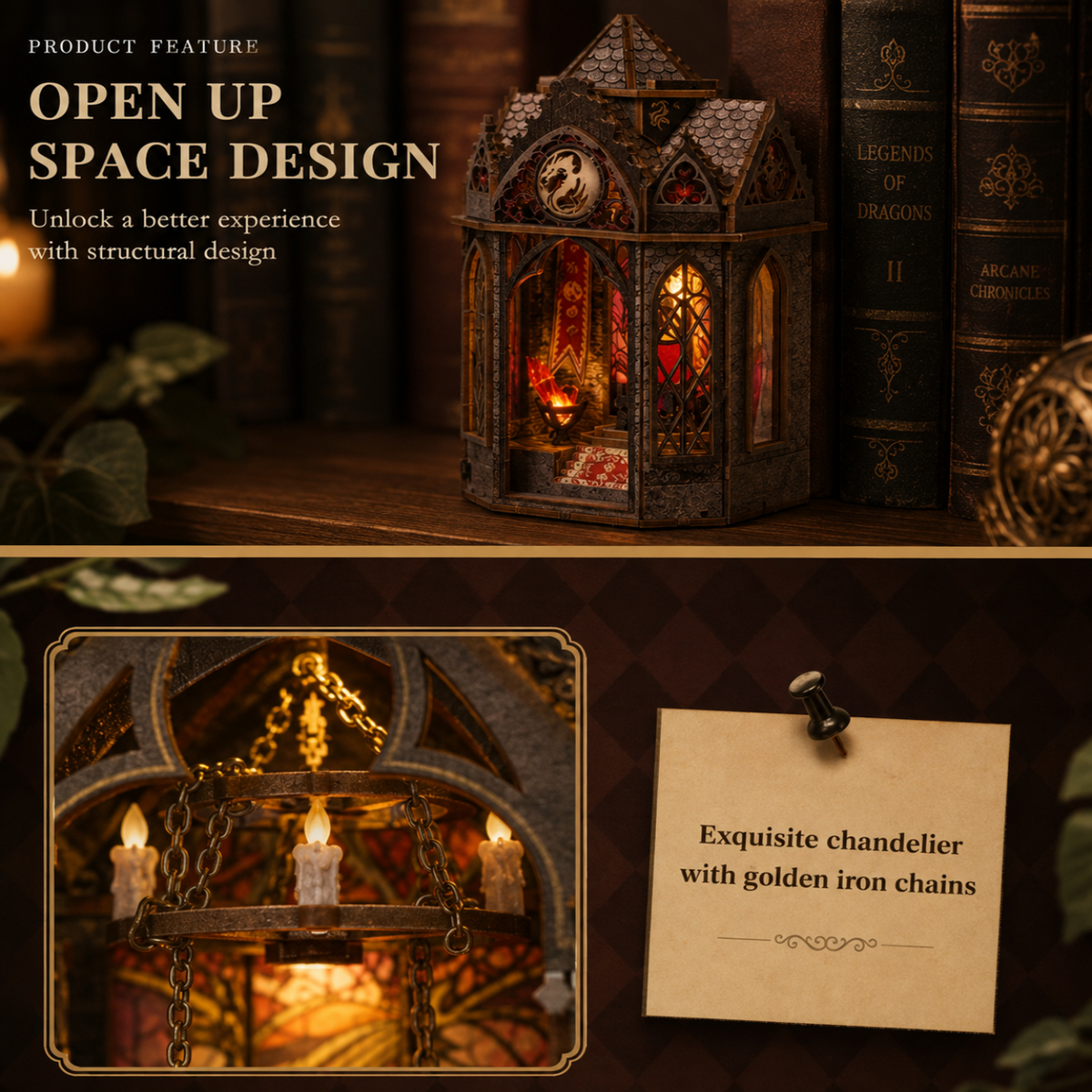 Spire of The Wyrm - DIY Book Nook Kit